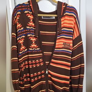 Vintage Enyce Full Zip Sweater with‎ Hood